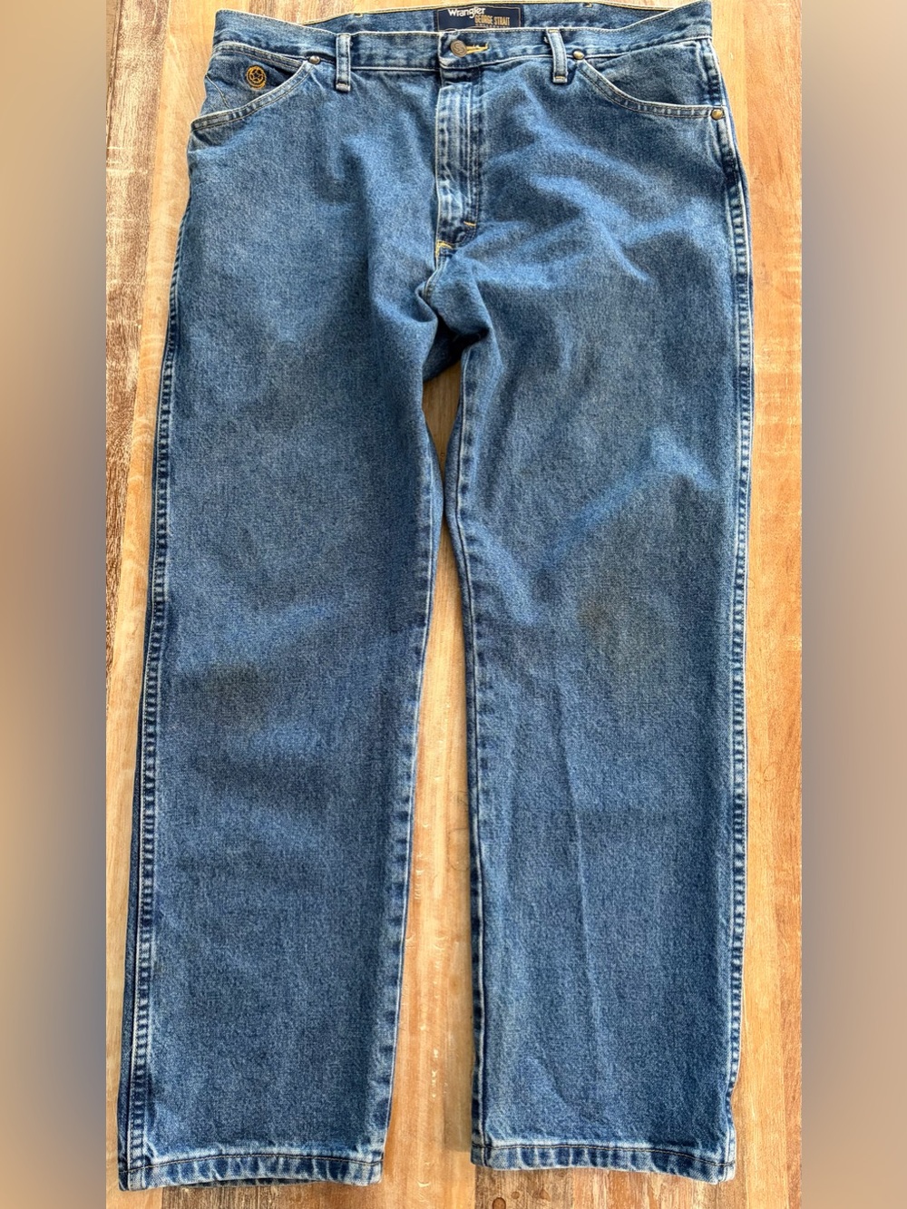 Wrangler George‎ Strait Cowboy Cut 13MGSHD 38X30 Blue Jeans